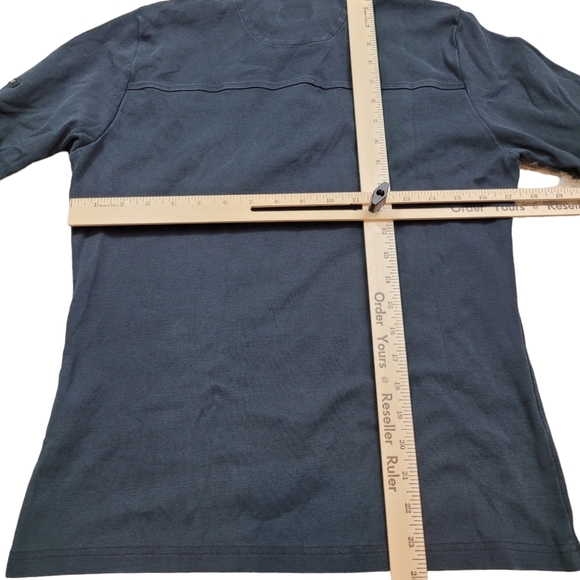 Authentic Vintage Burberry Golf Polo Womens Size XL Nova Check Long Sleeve - Picture 8 of 12